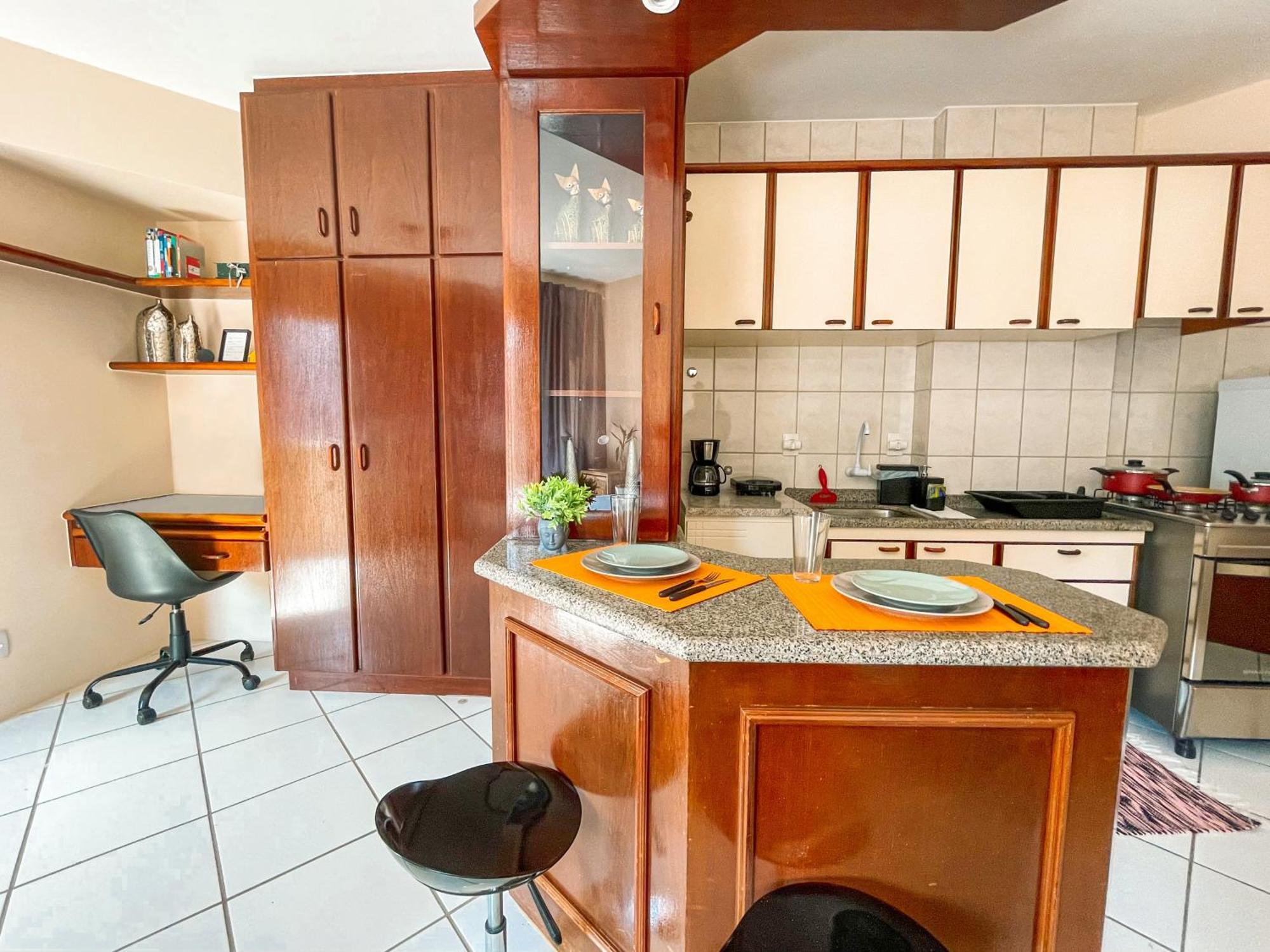 Studio No Centro: Piscina, Academia E Garagem N209 Florianópolis Eksteriør billede